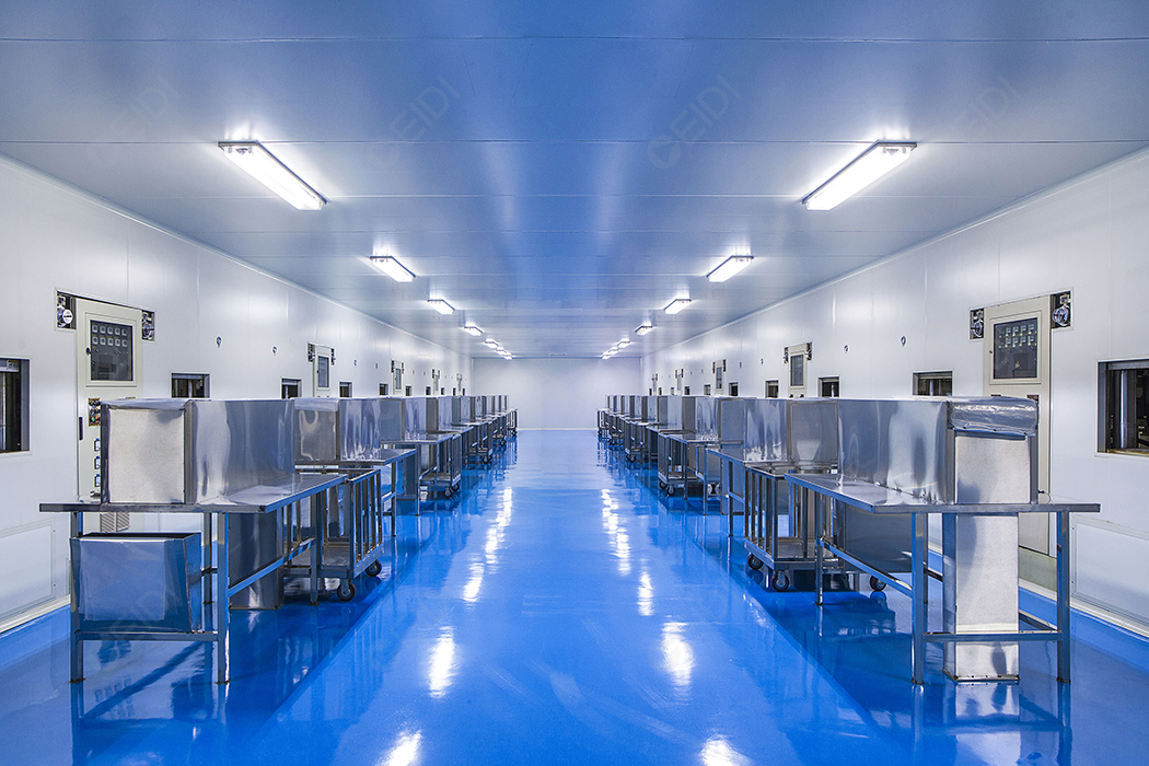 食品無塵車間建設(shè)：肉制品火腿腸潔凈車間裝修設(shè)計  CEIDI西遞